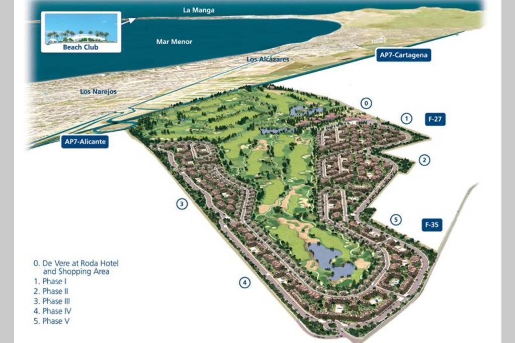 מורסיה Roda Golf & Beach Resort. Townhouse, Poolside מראה חיצוני תמונה